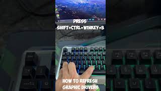 Tutorial on How to Refresh Graphic Drivers in Windows 10 | #shorts #youtubeshorts #youtubeindia