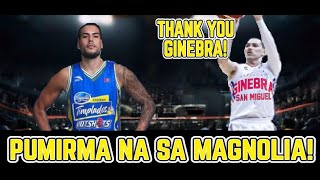 SA WAKAS! STANDHARDINGER LILIPAT NA SA MAGNOLIA, PAYAG NA DYIP! | WOW GINEBRA KUKUNIN SI BOLICK