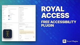 Royal Access- Free Wordpress Accessibility Plugin