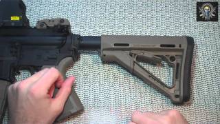 Magpul CTR Buttstock Stress Test \u0026 Installation