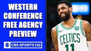 Western Conference Free Agency Preview | Can Kyrie JOIN LeBron and the Lakers? | CBS Sports HQ
