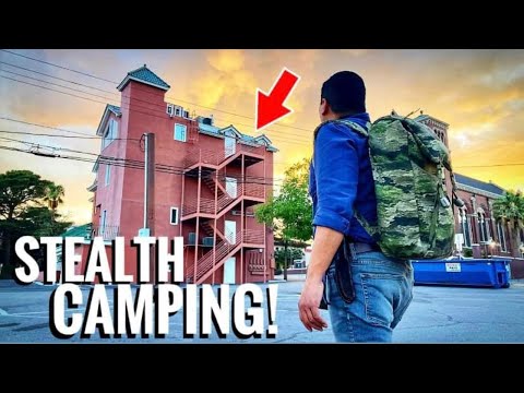 Urban Stealth Camping 4 Stories High (People Had No Clue I Was There ...