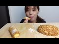 【モッパン mukbang】ビアードパパのシュークリーム・クッキーシュー・恐竜のたまごを食べる。 cream puffs asmr japanese【eating sounds】