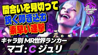 【マゴ】間合いを見切って鋭く叩き込む素早い連撃｜マゴ (ジュリ) vs マリーザ , ジュリ【スト6 / SF6】