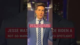 Jesse Watters gives Joe Biden a not-so-warm welcome back to the spotlight #foxnews #shorts #biden