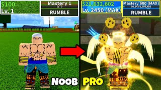 Beating Blox Fruits as Enel! Lvl 0 to Max Lvl Noob to Pro Full Angel v4 Awakening in Blox Fruits!