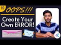 OOPs - Java Programming | Ep-19 | User Defined Exceptions & throws keyword | Tamil | code io