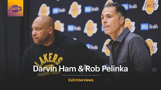 Darvin Ham & Rob Pelinka | 2022-23 Lakers Exit Interviews