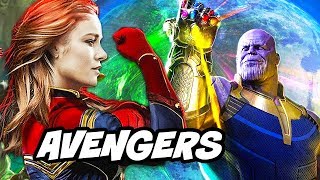 Avengers Infinity War Captain Marvel Brie Larson Costume Preview Breakdown