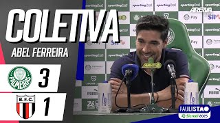 COLETIVA ABEL FERREIRA | AO VIVO | Palmeiras x Botafogo-SP - Paulistão 2025