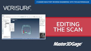 Port Reverse Engineering With Verisurf \u0026 Master3DGage | Editing the Scan