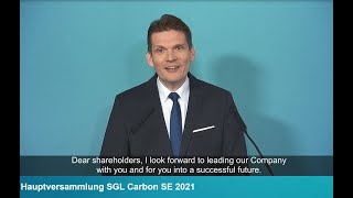 Annual General Meeting 2021 - Speech of the CEO, Dr. Torsten Derr