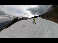 h s skiing at megahira resoro u0026 ski 2023.2.24【day5】