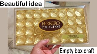 Wow! Incredibly beautiful idea from Empty Ferrero rochel box