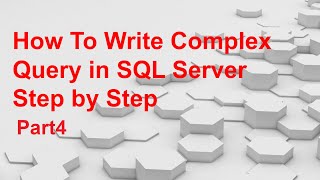 A Better Way to Write Complex SQL Query For Programmers