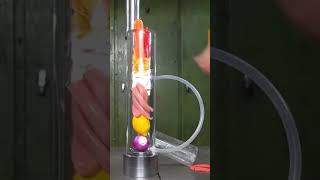 Hydraulic press makes juice of all asmr #asmr #satisfying #trending