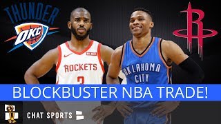 BREAKING: Russell Westbrook Traded To The Houston Rockets For Chris Paul & Draft Picks