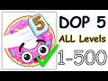 DOP 5 : Delete One Part Game - All Levels (1-500) Answers - DOP 5 All Levels 1-500 Solution