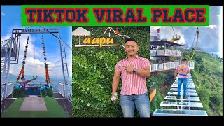 POKHARA TIKTOK VIRAL PLACE // TAAPU RESTRO \u0026 COTTAGE // GOLD HAND // SKY WALK // TAAPU SWING