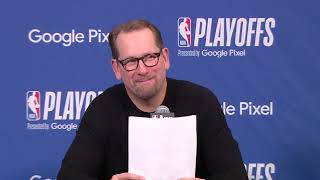 Sixers beat Knicks in Physical game 3: Nick Nurse postgame press conference