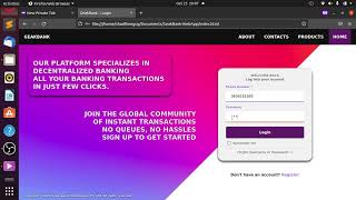 HTML, CSS & JavaScript Edition | GeakBank Web App