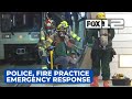 TriMet, over 20 agencies simulate emergency at Washington Park MAX station