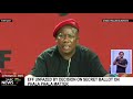 EFF Unfazed by decision on secret ballot on Phala Phala matter