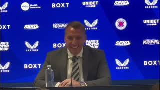 Brendan Rodgers on Rangers win and the media having him on 'death watch'