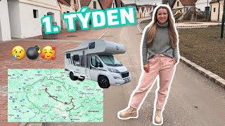 #16 První týden v obytňáku. Slzy, pohodinda a špatná bomba 😢🥰💣 #vlog #vanlife #familyvlog