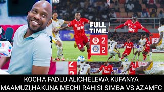 🚨Uchambuzi wasaffm,Simba 2-2 Azamfc, Kiufundi Tathimini dkk 90 ubora wa Timu zote mbili,Matukio.