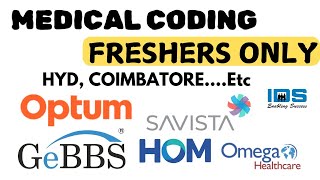 MEDICAL CODING JOBS - FRESHERS ONLY_ WALK IN || #freshersjob#medicalcodingjobs#medicaljobshub