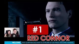 Bryan Dechart plays RED CONNOR Stream #1 // Detroit: Become Human