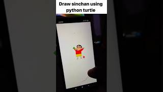 Draw shinchan using python #shinchan #cartoon #python #coding #ai #programming #kids #datascience