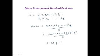 Mean, Variance and Standard Deviation || Python Tutorial || Learn Python
