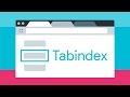 Controlling focus with tabindex -- A11ycasts #04