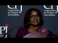 cpj s 2023 international press freedom awards shahina k.k. s speech