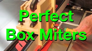 Perfect Box Miters with Bruce Wedlock