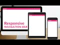How to Create Responsive Navigation Bar using HTML and CSS in 2021