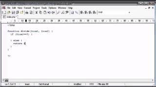 Beginner PHP Tutorial 185 - Throwing an Exception