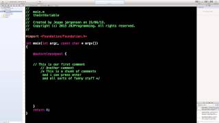 Objective-C for noobs - 2: Variables
