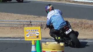 2/1ウミガメ練習会 タイムアタック走行 FZ1 Motogymkhana