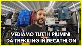 Piumini per il trekking in Decathlon!