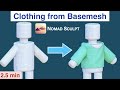 Nomad Sculpt: Tips for extracting clothing from Basemesh