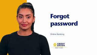 How to reset your password through East Coast Credit Union Online Banking