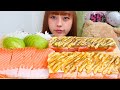 Eating Fresh Salmon Sashimi & Seared Mayo Salmon! #Mukbang #EatingShow #SushiLovers