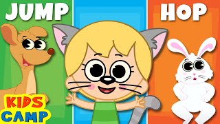 😻🐰  Move It Like The Animals Song | KidsCamp Nursery Rhymes