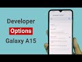 How to Enable or Disable Developer Mode in Samsung A15