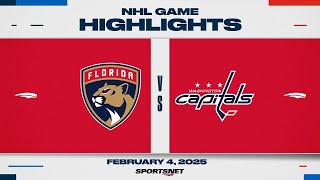 NHL Highlights | Panthers vs. Capitals - February 4, 2025