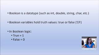 Intro to Boolean Datatype
