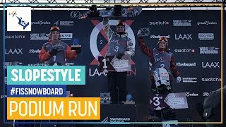 Sebastien Toutant | Men's Slopestyle | Laax | 1st place | FIS Snowboard